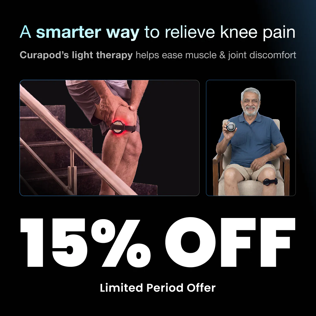 Curapod for Knee Pain | Drug-Free Light Therapy | FDA Registered 